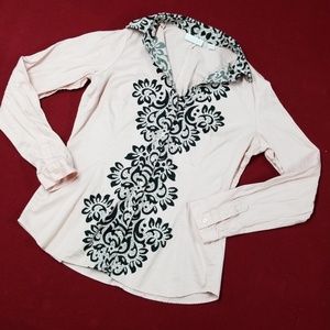 NY&Co Fitted Button Up Blouse